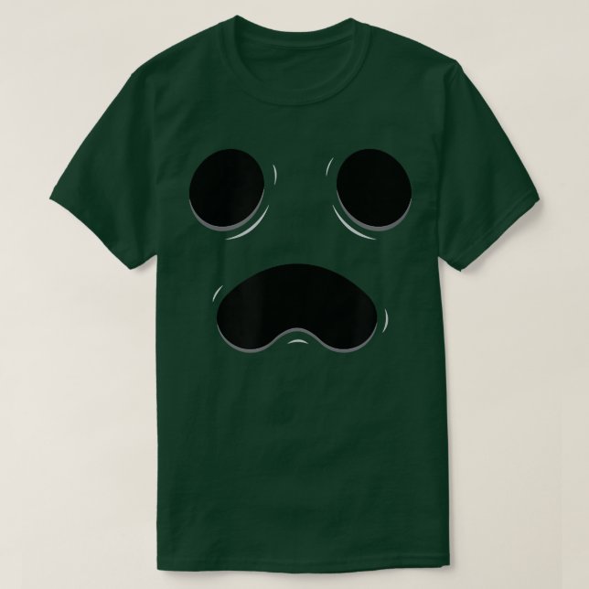 Camiseta Ghost Halloween Face Plain Haunted Ghost Tour Mask (Diseño del anverso)