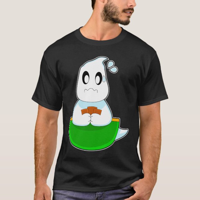 Camiseta Ghost Halloween Poker (Anverso)