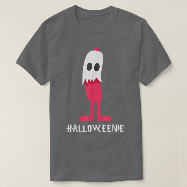 Camiseta Ghost Hot Dog Halloweenie Costume Regalo de comida (Diseño del anverso)