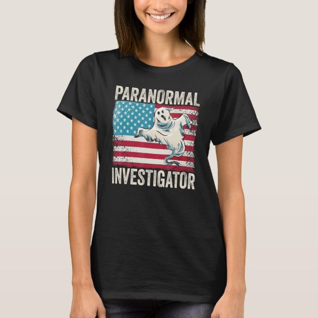 Camiseta Ghost Hunting Paranormal Investigator 2 (Anverso)