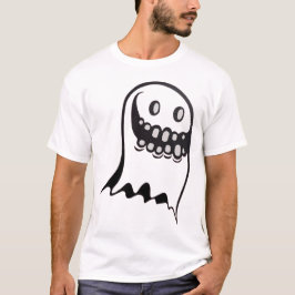 Camiseta Ghost Jaws Halloween Creepy Smile Design