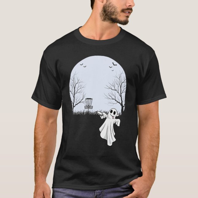 Camiseta Ghost Juega Discotejo Golf Halloween (Anverso)
