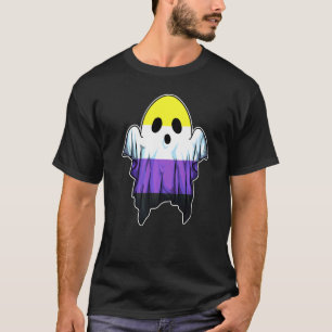 Camiseta Ghost Lgbt Halloween Ghost Lgbtq No