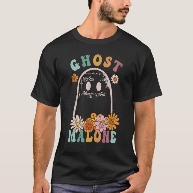 Camiseta Ghost Malone Fall Season Spookee Halloween Cute Gh (Anverso)