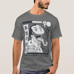 Camiseta Ghost Night Horror Manga Japan Japanese Anime Cree