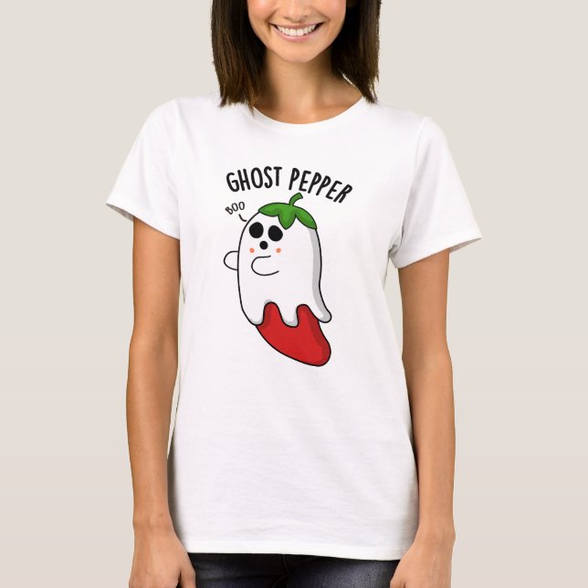 Camiseta Ghost Pepper Funny Chili Pun (Anverso)