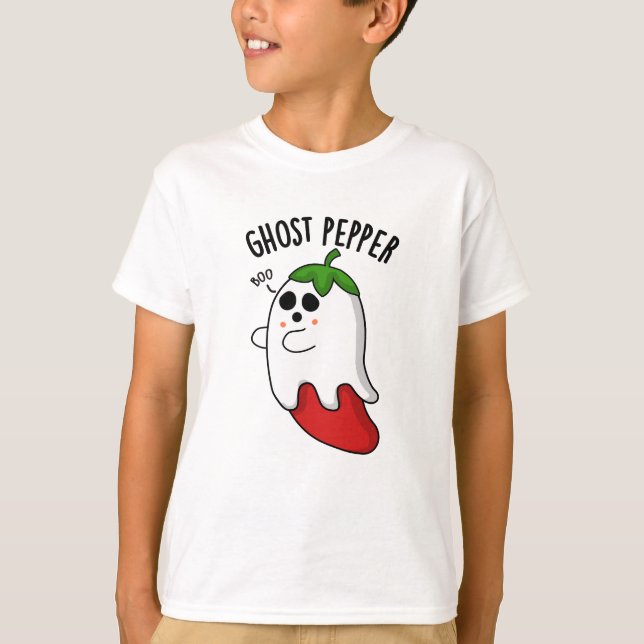 Camiseta Ghost Pepper Funny Chili Pun (Anverso)