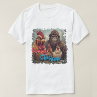 Camiseta "Ghost Photobomb" Bigfoot & Cheesy Chickens 