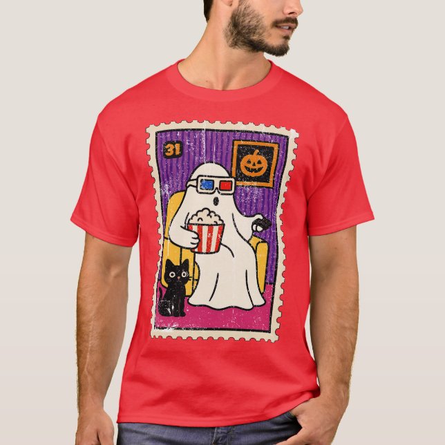 Camiseta Ghost Popcorns (Anverso)