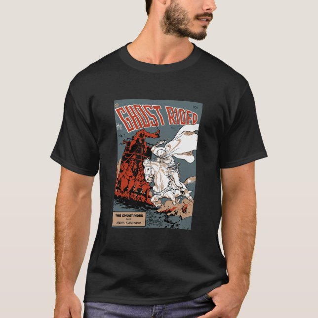 Camiseta Ghost Rider Comic Cover Classic (Anverso)