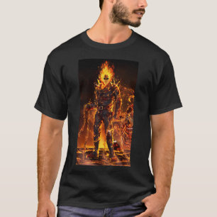 Camiseta Ghost Rider The Fire Man Beautiful Hot Designs  