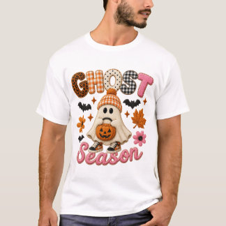 Camiseta Ghost Season Cozy Halloween T-Shirt