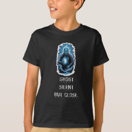 Camiseta Ghost Silent But Close – Dark Blue Spirit