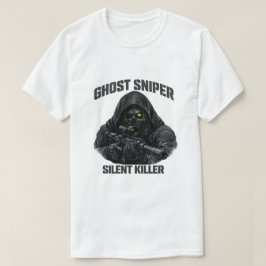 Camiseta Ghost Sniper Silent Killer Tactical T-Shirt