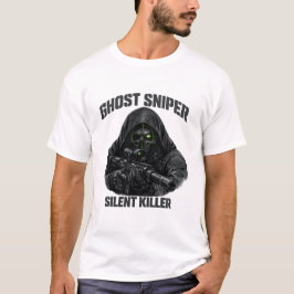 Camiseta Ghost Sniper Silent Killer Tactical T-Shirt
