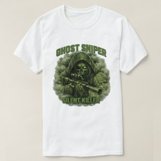 Camiseta Ghost Sniper Silent Killer Tactical T-Shirt