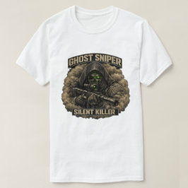 Camiseta Ghost Sniper Silent Killer Tactical T-Shirt