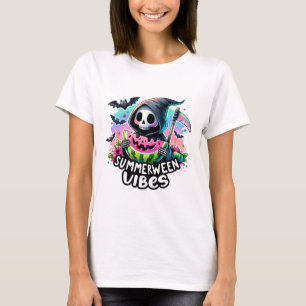 Camiseta Ghost Summerween Vibes Watermelkin Calabaza Verano