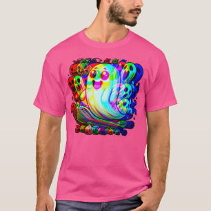 Camiseta Ghost Trippy Vaporwave Halloween Techno Rave Edm M