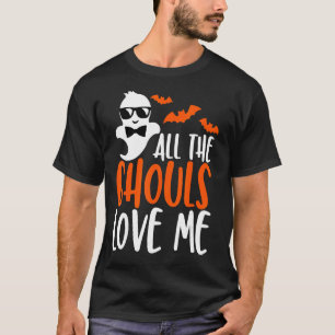 Camiseta Ghost vibes All The Ghouls Love Me equipo para Hal