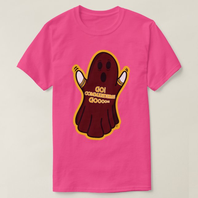 Camiseta Ghost Washington Comandantes (Diseño del anverso)