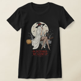 Camiseta Ghost Witch Broom Ride – Halloween