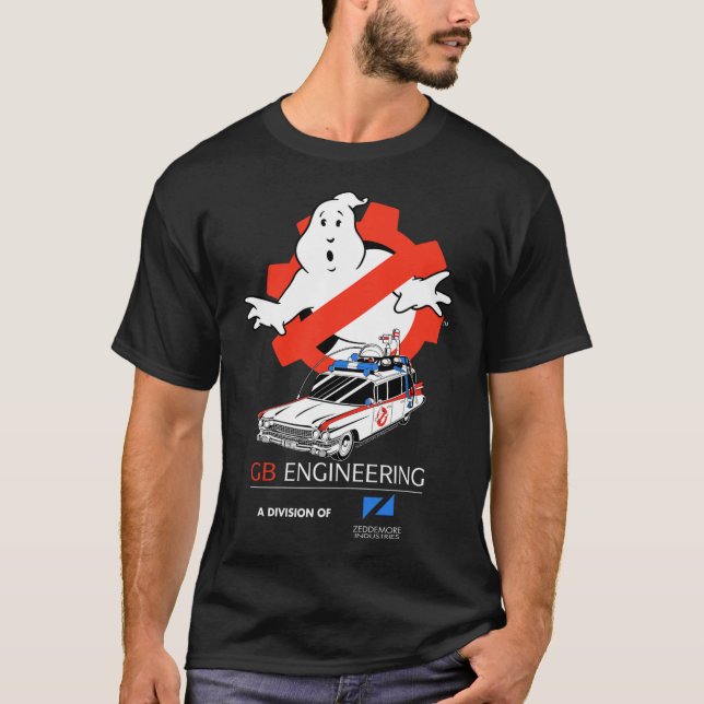 Camiseta Ghostbusters Froid Empire Engineering Gear No Gho (Anverso)
