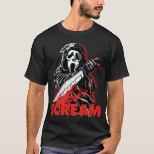 Camiseta Ghostface Scream Mask Classic