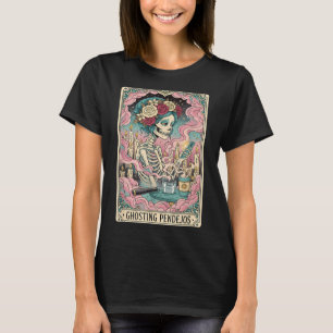 Camiseta Ghosting Pendejos Funny Día De Los Muertos Tarot C
