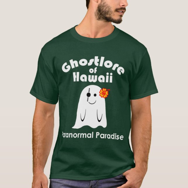 Camiseta Ghostlore of Hawaii Paradise Tattoo Ghost Oversize (Anverso)