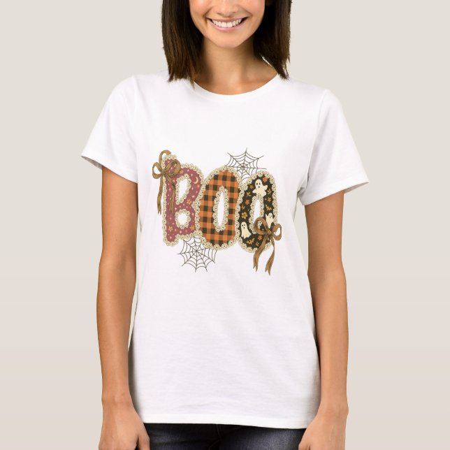 Camiseta Ghostly boo png • Boo mama png • Gothic girly png  (Anverso)