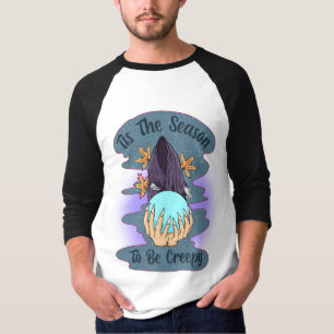 Camiseta Ghostly Grasp Sleeve T-ShirT básico de 3/4 para ho