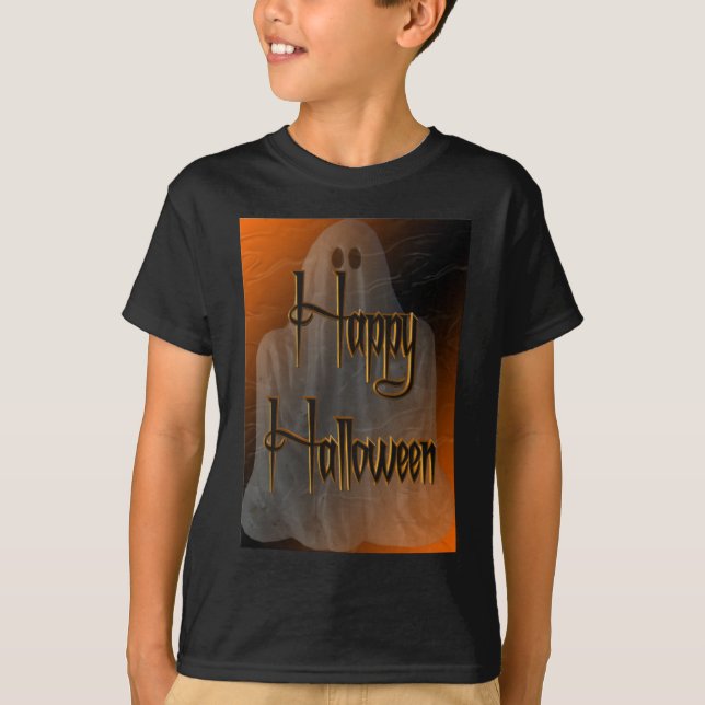 Camiseta Ghostly Halloween T-Shirt (Anverso)
