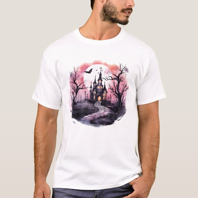 Camiseta Ghostly Vibes: La colección de casas embrujadas (Anverso)