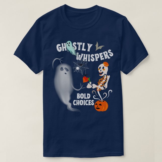 Camiseta Ghostly Whispers Negrita Elecciones Festival de Ha (Diseño del anverso)