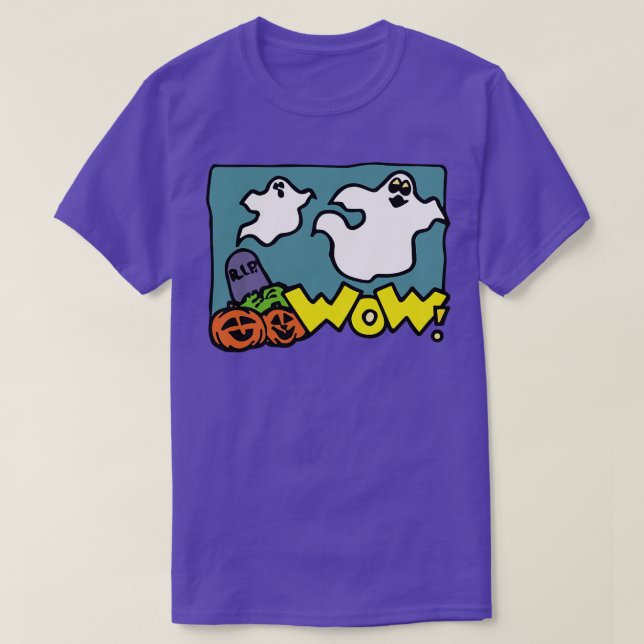 Camiseta Ghostly Wow TShirt 1 (Diseño del anverso)