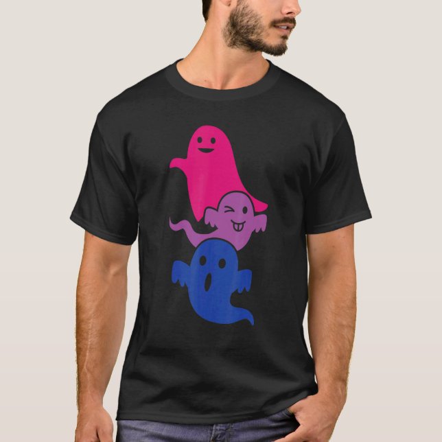 Camiseta Ghosts bisexuales Bisexual 1 (Anverso)