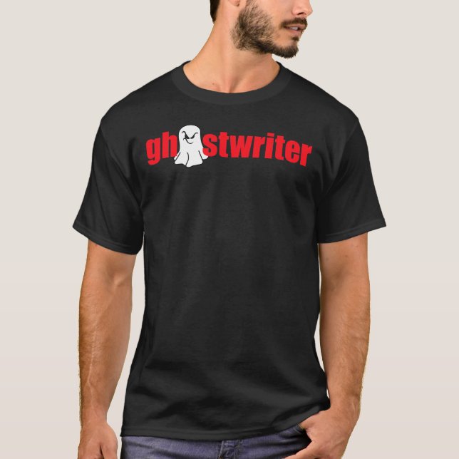 Camiseta Ghostwriter - fantasma blanco (Anverso)
