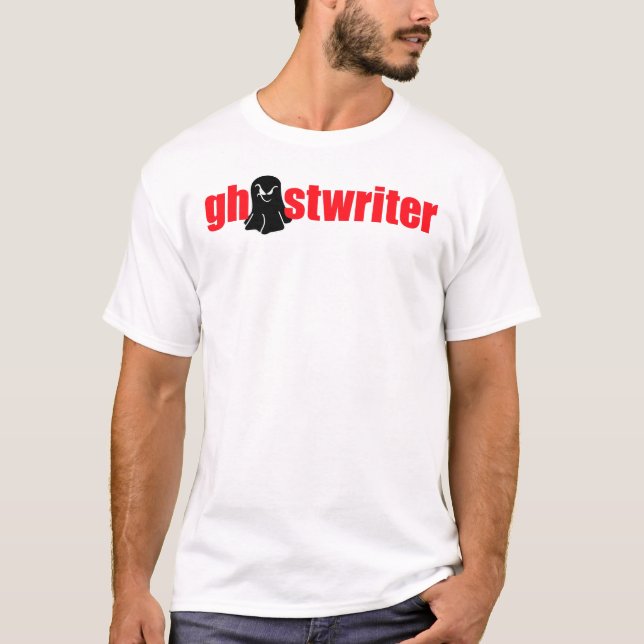 Camiseta Ghostwriter - fantasma negro (Anverso)