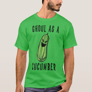 Camiseta Ghoul Como Cucumber Guay Pun Halloween Pickle Lov