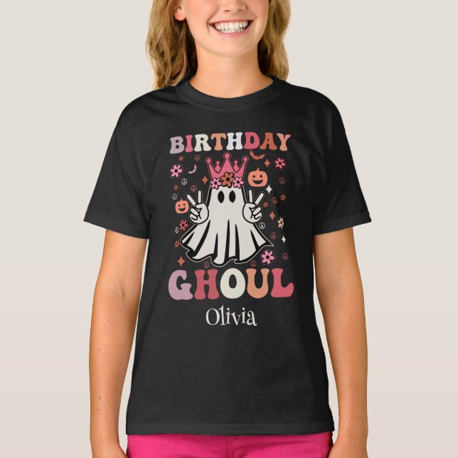 Camiseta Ghoul de cumpleaños personalizado (Anverso)