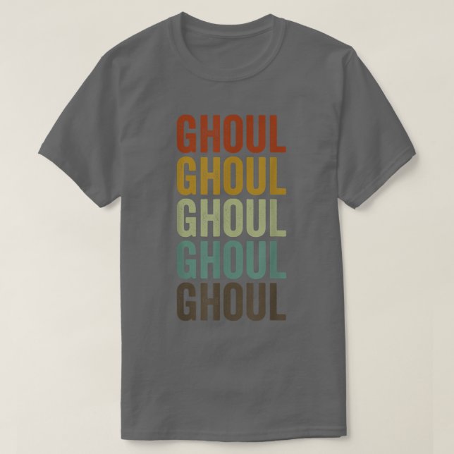 Camiseta Ghoul Fish Retro  (Diseño del anverso)