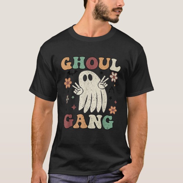 Camiseta Ghoul Gang Groovy Hey Bompkin Boo Crew Halloween (Anverso)