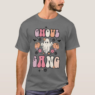 Camiseta Ghoul Gang Groovy Hey Boo Pumpkin Boo Crew Hallowe