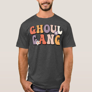 Camiseta Ghoul Gang  Retro Groovy Hippie Halloween  Hey Boo