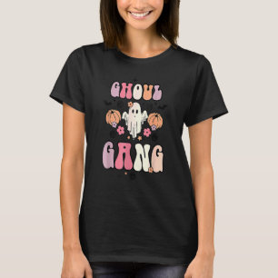Camiseta Ghoul Retro Ghoul Gang Ghost Boo Floral Spooky Vib