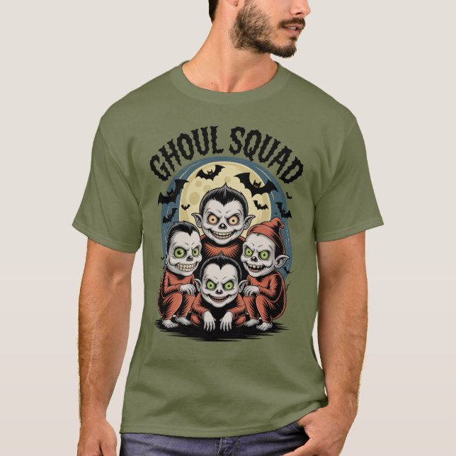 Camiseta Ghoul Squad Halloween (Anverso)