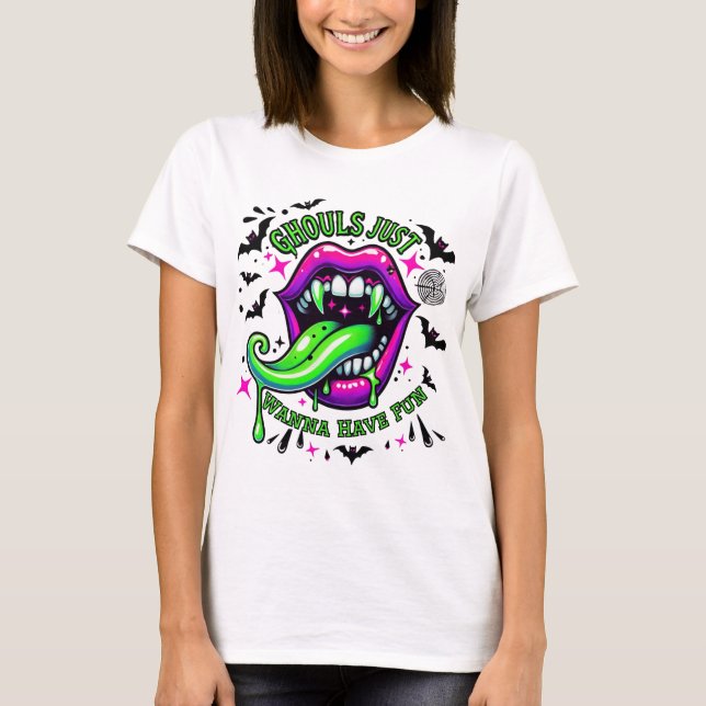 Camiseta Ghouls solo quiere divertirse (Anverso)