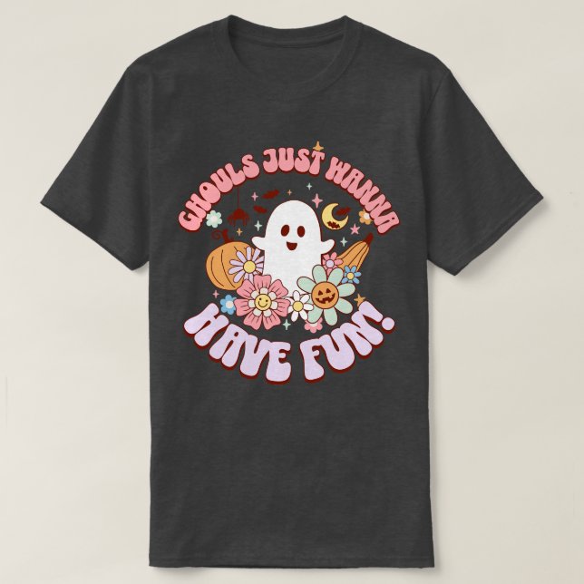 Camiseta Ghouls solo quiere divertirse (Diseño del anverso)