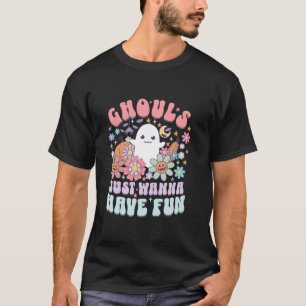 Camiseta Ghouls solo quiere divertirse con el fantasma de H
